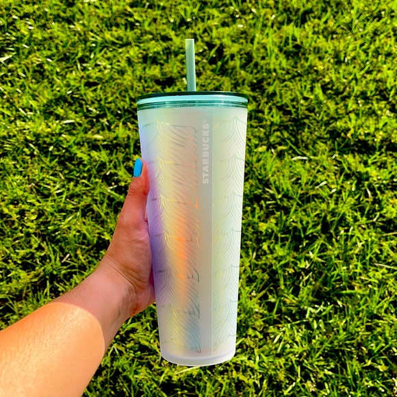 🤍💚Starbucks 50th Anniversary Frosted Sirens Tail Tumbler🤍💚